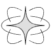 Star Blink Abstract Effect Element from Cyber GUI Elements Set