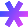 Star Password Element from Geometric Shapes - Gradient Set