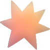 Star Spike Element from Inky (Gradient) Set