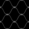Subtle Dark Abstract Seamless Flower Pattern Element from Patterns Minimal - Dark Set
