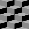 Subtle Dark Cube Prism Pattern Element from Patterns Minimal - Dark Set