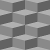 Subtle Dark Cube Prism Pattern Element from Patterns Geometric - Dark Set