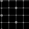 Subtle Dark Dot Maze Pattern Element from Patterns Minimal - Dark Set