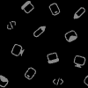 Subtle Dark Email Icons Pattern Element from Patterns Minimal - Dark Set