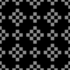 Subtle Dark Pixel Flower Pattern Element from Patterns Minimal - Dark Set