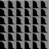 Subtle Dark Skyscraper Window Glass Pattern Element from Patterns Minimal - Dark Set