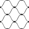 Subtle Light Abstract Seamless Flower Pattern Element from Patterns Minimal - Light Set