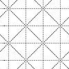 Subtle Light Dashed Grid Pattern Element from Patterns Minimal - Light Set