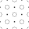 Subtle Light Pokadot Dashed Pattern Element from Patterns Minimal - Light Set