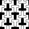Subtle Light T Cross Fabric Pattern Element from Patterns Minimal - Light Set