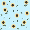 Sunflower 2 Element from Backgrounds - Seamless Set