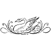 Swan Element from Symbols - Flourishes Set