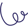 Swirl Abstract Line Element from Scribbles - Variable Line Thickness Set