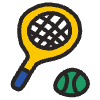 Tennis Sport Element from Doodles - Classic Set
