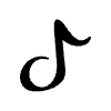 Tiktok Element from Hand Drawn Icons - Sketch Style Set