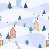 Town 2 Element from Backgrounds - Seamless Set