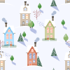 Town 3 Element from Backgrounds - Seamless Set