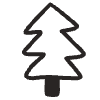 Tree 1 Element from Doodles - Monochrome Set