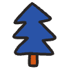 Tree 1 Element from Doodles - Classic Set