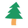 Tree 3 Element from Doodles - Flat Set