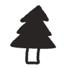 Tree 3 Element from Doodles - Monochrome Set