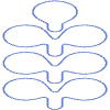 Tree Leaves Nature Element from Geometric Shapes - Line Set