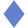 Triangle Diamond  Element from Geometric Shapes - Flat Set