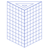 Triangle Prism Element from Symbols 3D - Wireframe Set