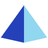 Triangle Pyramid 1 Element from Symbols 3D - Shade Set