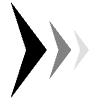 Triple Chevrons Element from Cyber GUI Elements Set