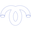 Tube Cylinder Spring 1 Element from Symbols 3D - Line Set