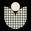 Tulip Seed Gingham Element from Patterns Tiles - Monochrome Set