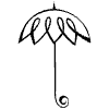 Umbrella Element from Symbols - Flourishes Set