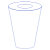 Vase Cylinder Element from Symbols 3D - Line Set