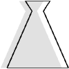 Vase Triangle Element from Geometrica (Combo) Set