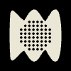 Washi Tape Dot Element from Patterns Tiles - Monochrome Set