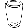Water Glass Element from Symbols - Flourishes Set