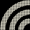 Wave Curve Polka Dot Element from Patterns Tiles - Monochrome Set