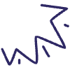 Wavy Effect Line Element from Scribbles - Variable Line Thickness Set