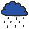Weather Rain Element from Doodles - Classic Set