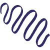 Wiggle Line Curve Doodle 1 Element from Scribbles - Sketch Style Set
