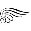 Wing 2 Element from Symbols - Flourishes Set