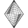 Wireframe Diamond 2 Element from Cyber GUI Elements Set
