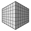 Wireframe Perspective Element from Cyber GUI Elements Set