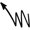 Zigzag Arrow Doodle 3 Element from Arrows - Sketch Style Set