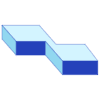 Zigzag Ractangle Element from Symbols 3D - Duo Set