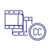 Video Cc Illustration from UX Line Set