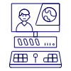 Video Workstation 1 Illustration from UX Line Set