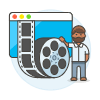 Video Editor 2 Illustration from UX Colors Set