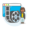Video Editor 5 Illustration from UX Colors Set
